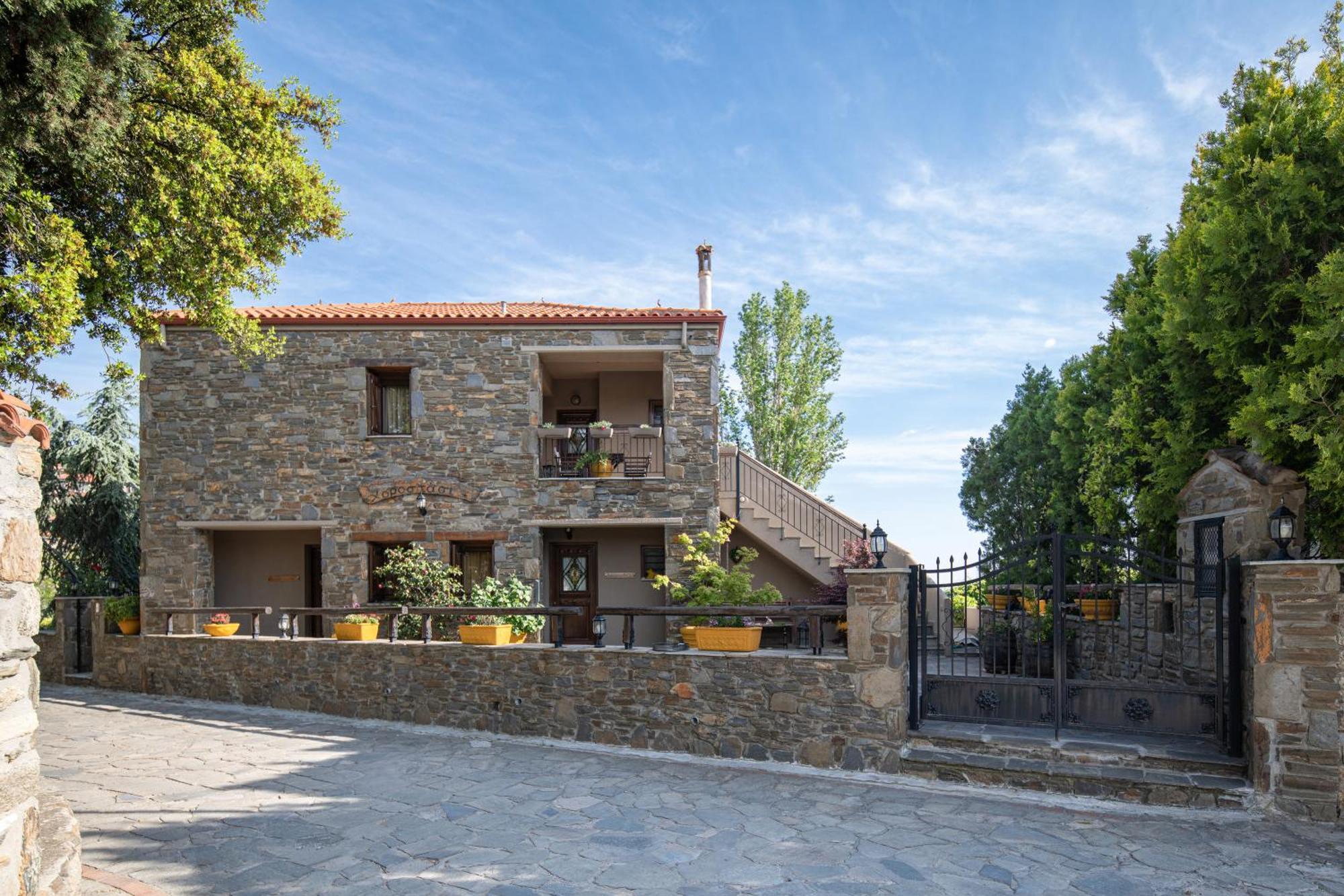 Chorostasi Guest House Parthenon Bagian luar foto